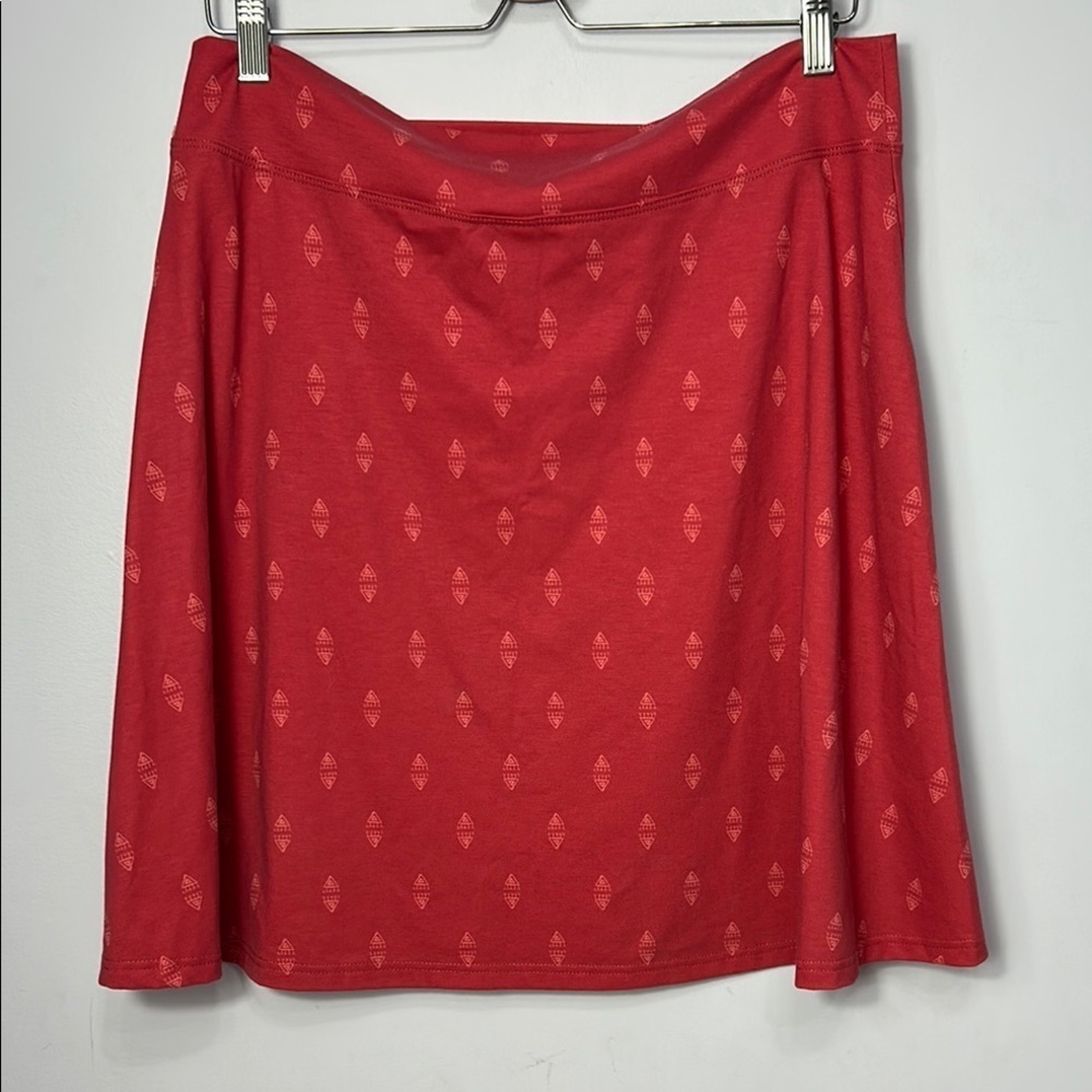 Fig A-Line Skirt Raspberry Knee-Length - Picture 4 of 7